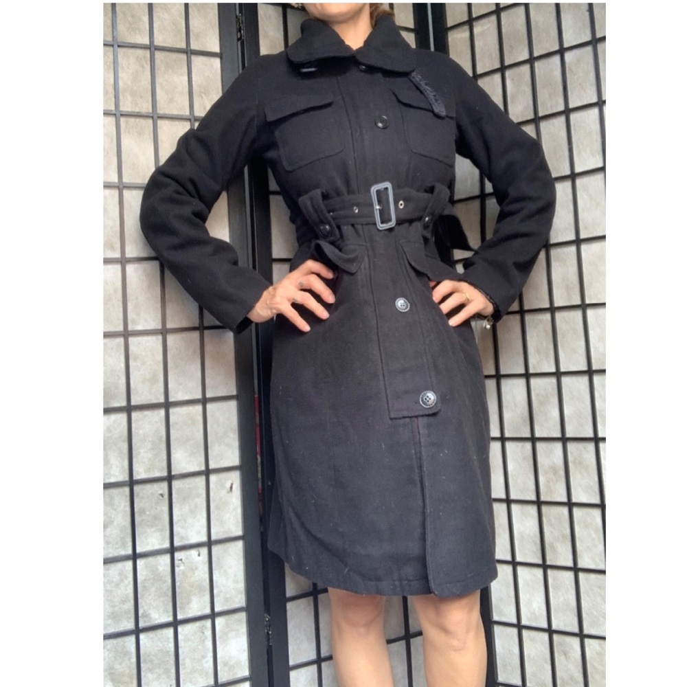 Black trench coat